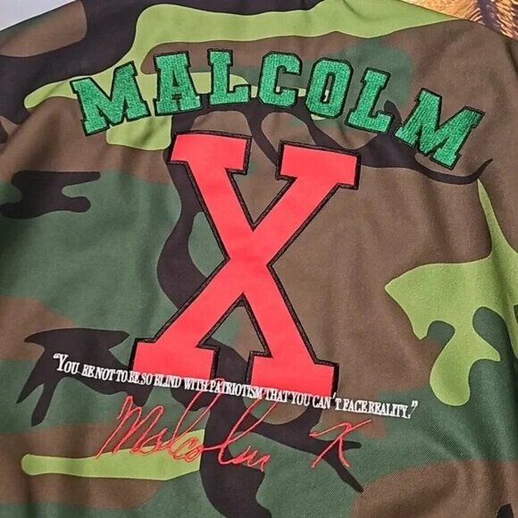 Malcolm X Camo Work Jacket Size 2X New - Picture 8 of 10